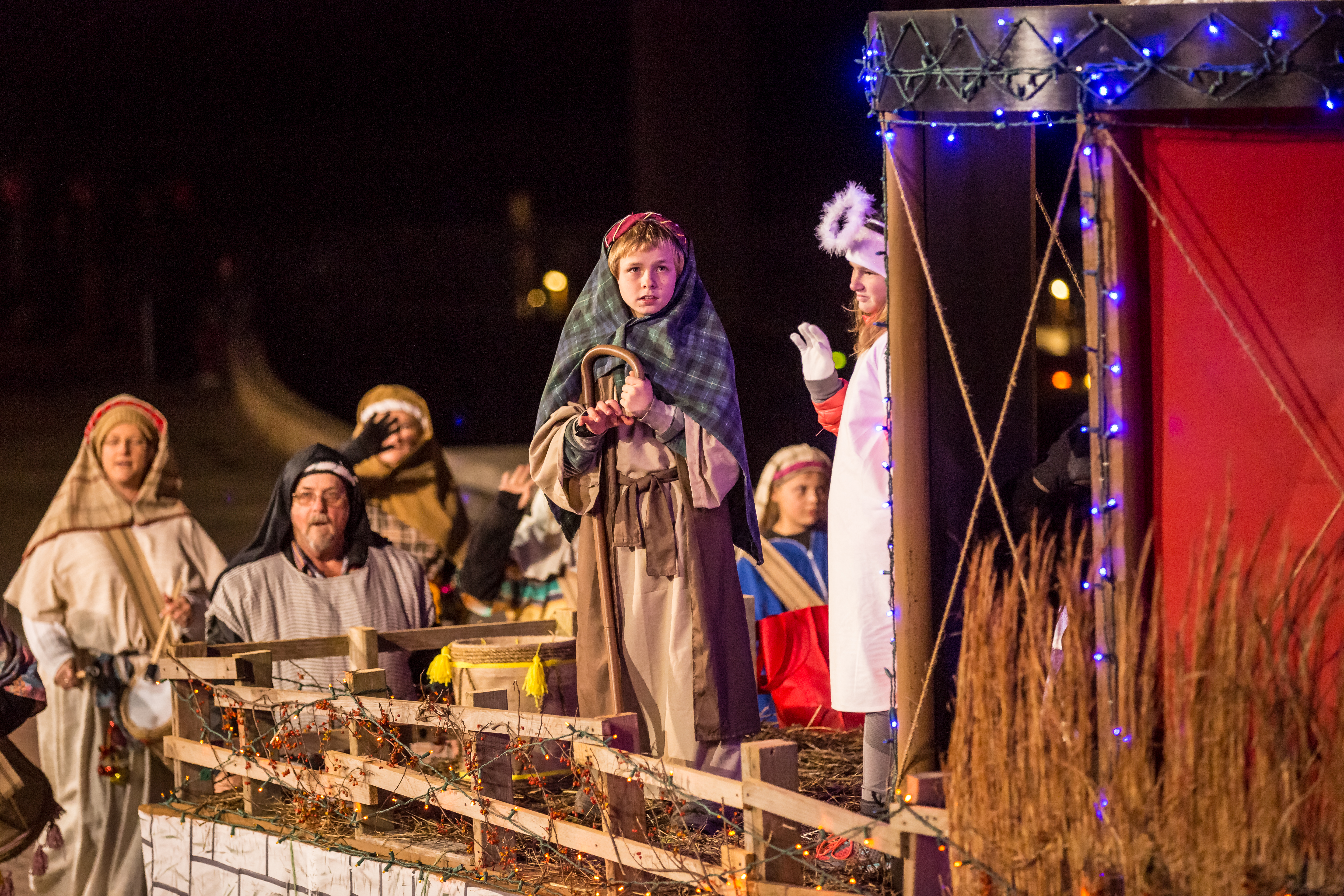 Branson's Adoration Parade, every December in downtown Branson, celebrates the true meaning of Christmas.
